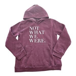 The Chosen Youth Sz L Not What We Were Pullover Hoodie Burgundy